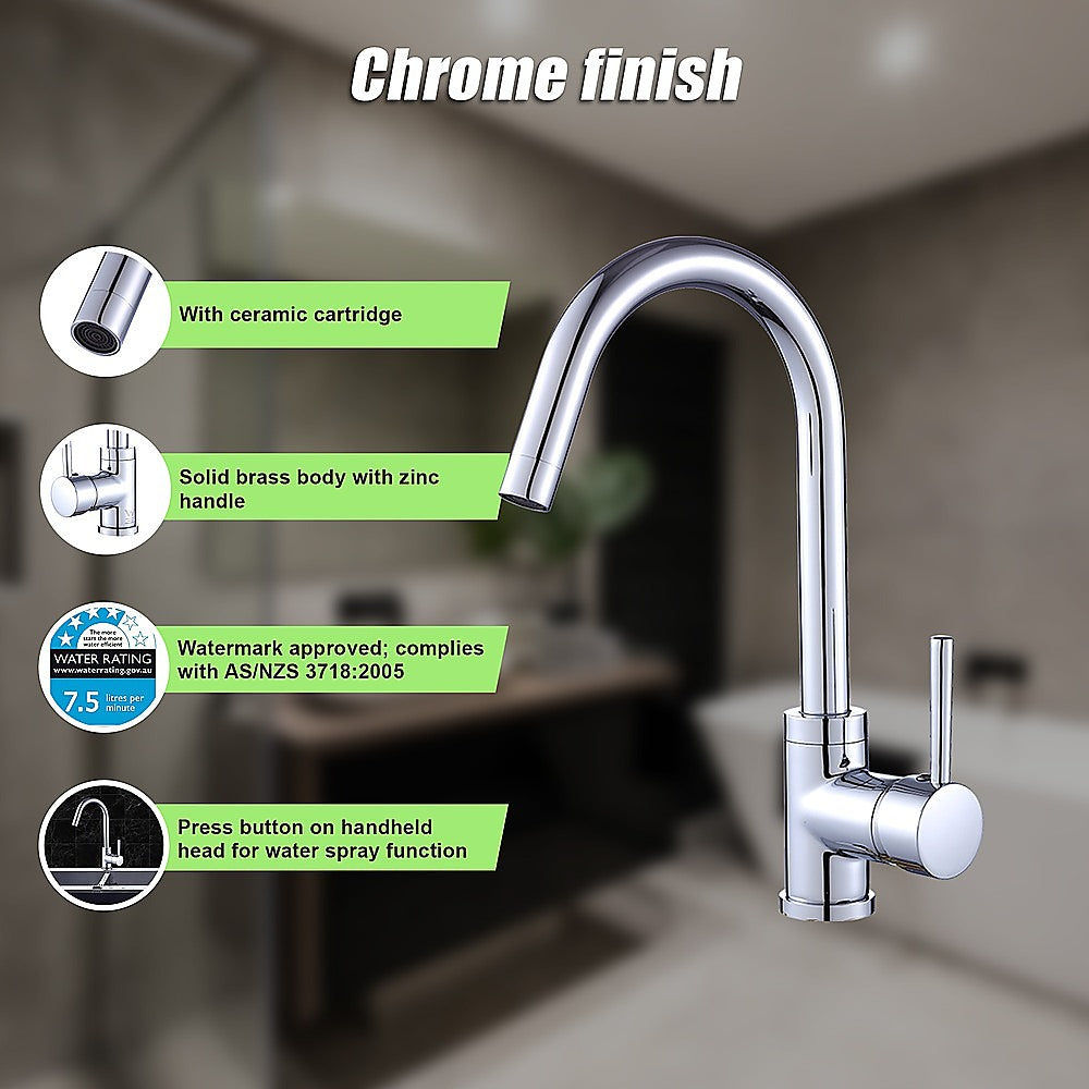 Kitchen Mixer Tap Faucet for Basin Laundry Sink - TRENDZ
