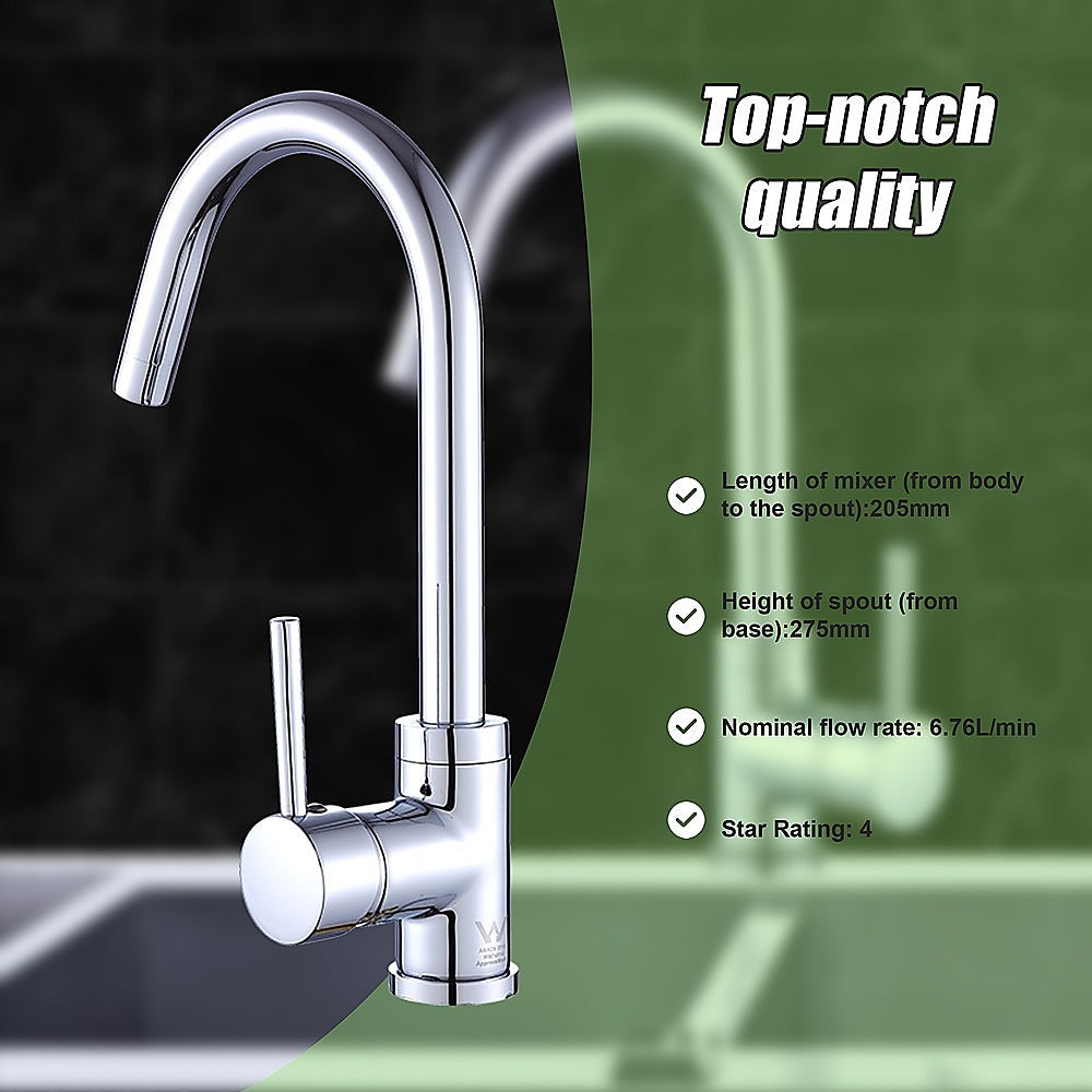 Kitchen Mixer Tap Faucet for Basin Laundry Sink - TRENDZ