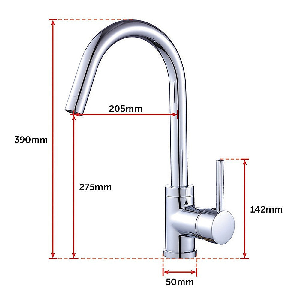 Kitchen Mixer Tap Faucet for Basin Laundry Sink - TRENDZ