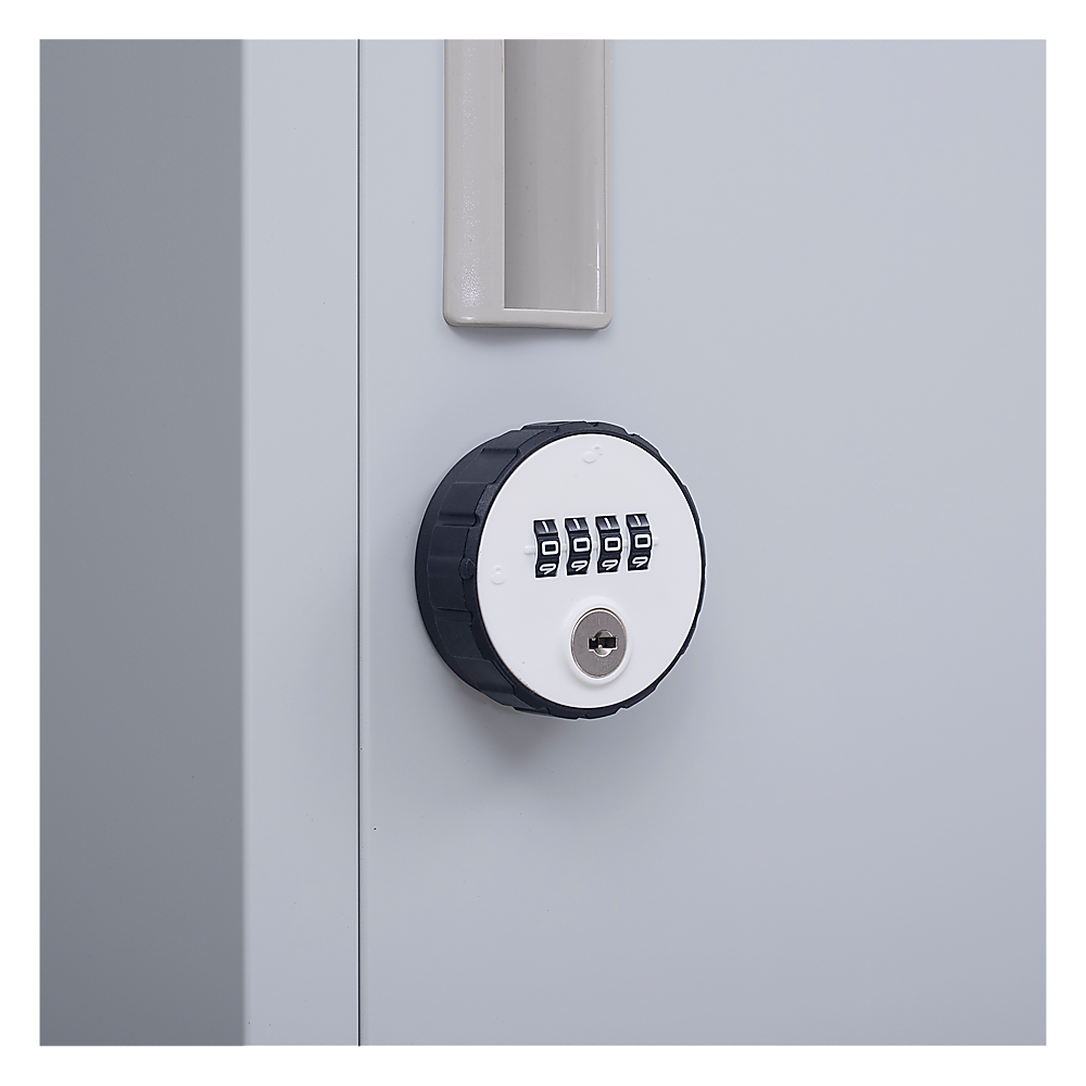 4-Door Vertical Locker for Office Gym Shed School Home Storage - TRENDZ