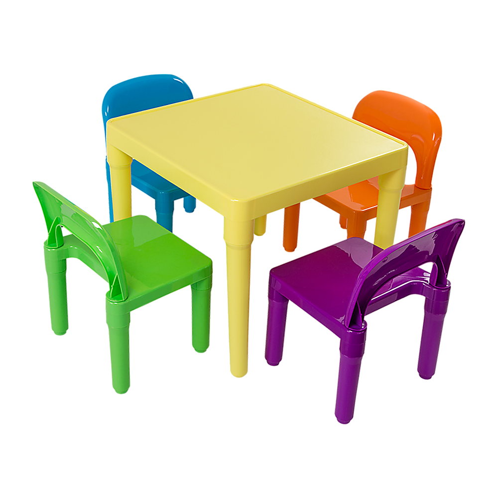 Kids Table and Chairs Play Set Toddler Child Toy Activity Furniture In-Outdoor - TRENDZ