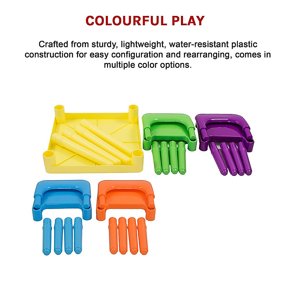 Kids Table and Chairs Play Set Toddler Child Toy Activity Furniture In-Outdoor - TRENDZ