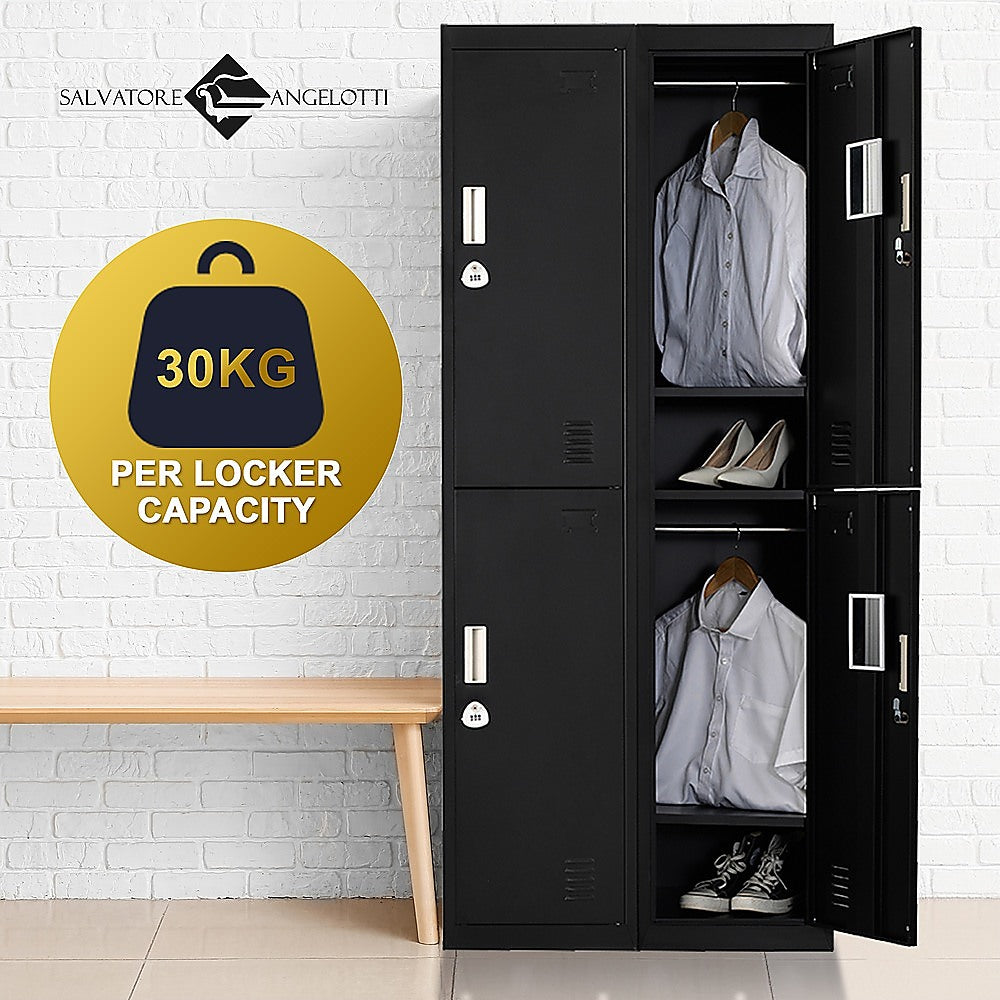 Four-Door Office Gym Shed Storage Locker - TRENDZ