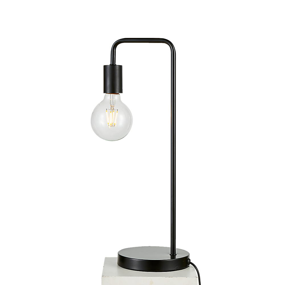Modern Table lamp Desk Light Bedside Bedroom Black - TRENDZ