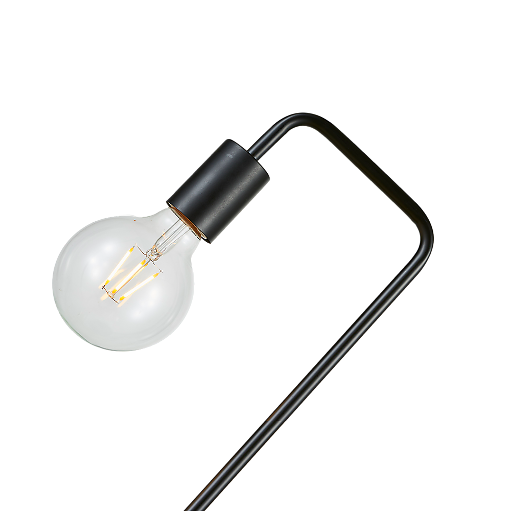 Modern Table lamp Desk Light Bedside Bedroom Black - TRENDZ