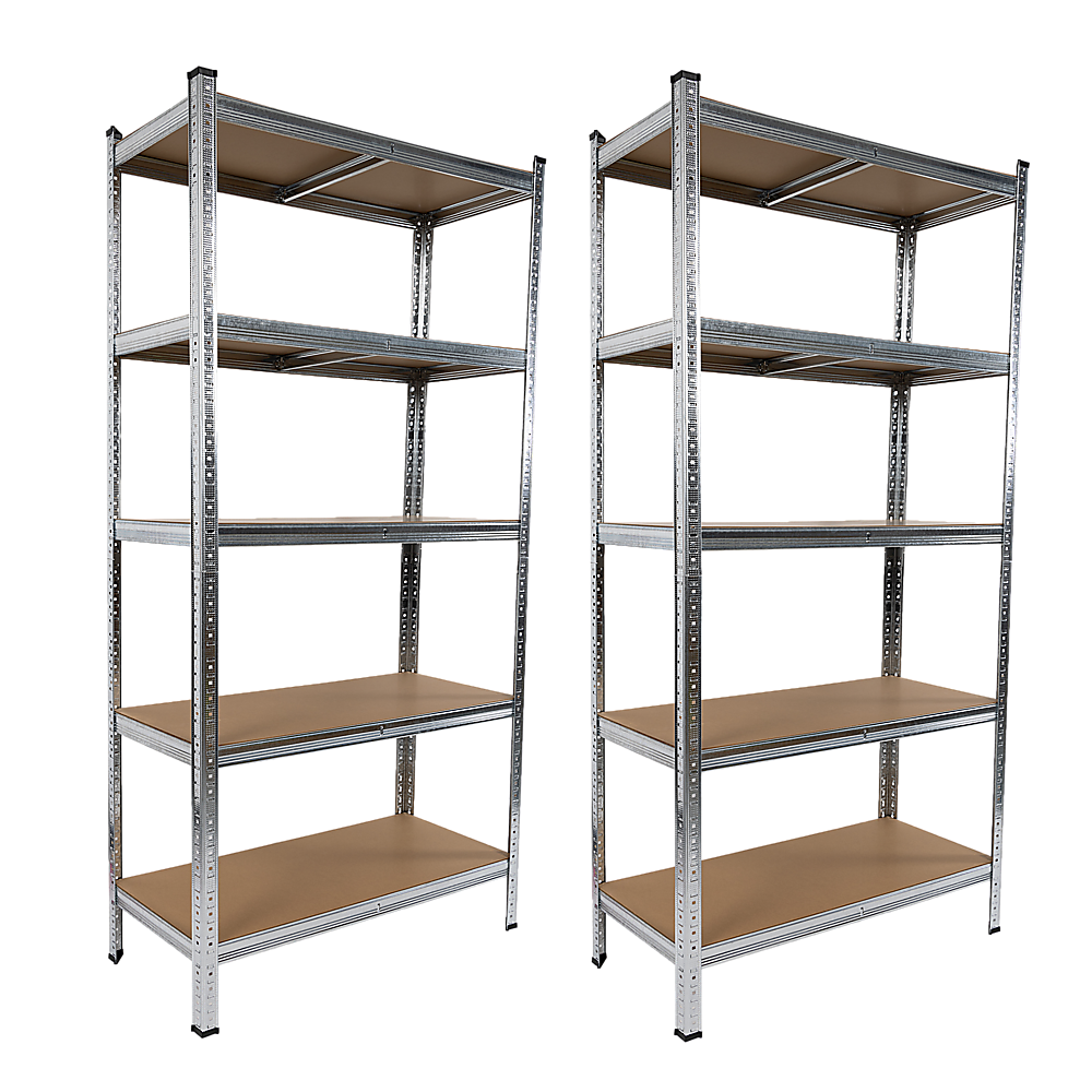 2 x 1.8M Garage Shelving Warehouse Rack Storage Shelves Pallet Racking - TRENDZ