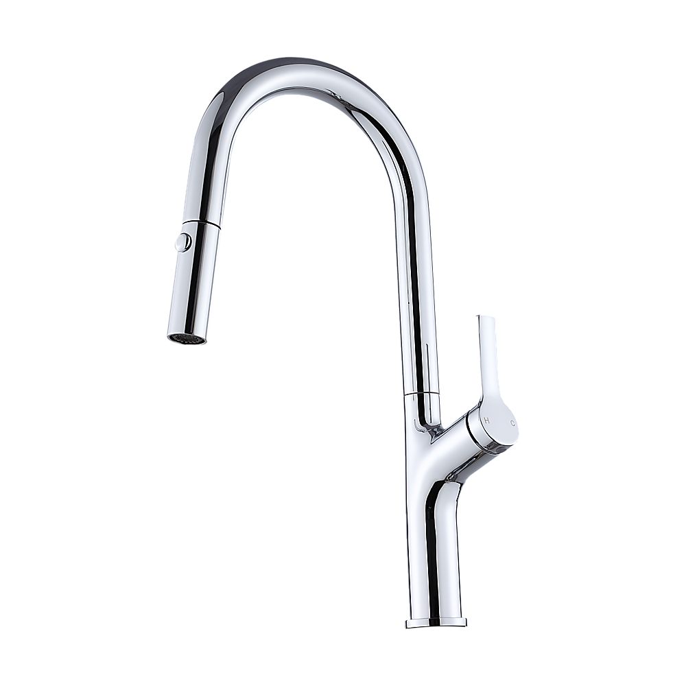 Kitchen Laundry Bathroom Basin Sink Pull Out Mixer Tap Faucet in Chrome - TRENDZ