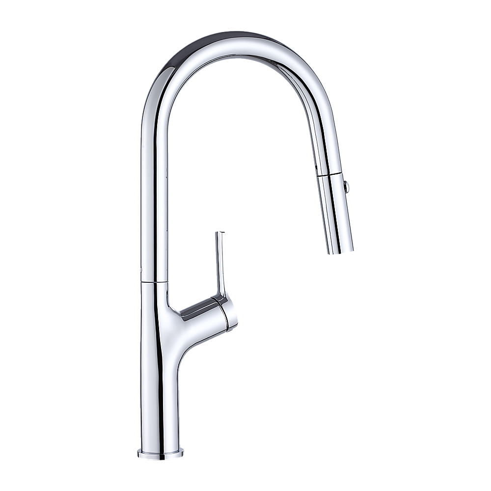 Kitchen Laundry Bathroom Basin Sink Pull Out Mixer Tap Faucet in Chrome - TRENDZ