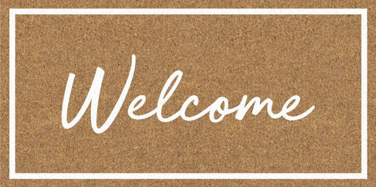 Welcome Cursive Doormat 90x45cm
