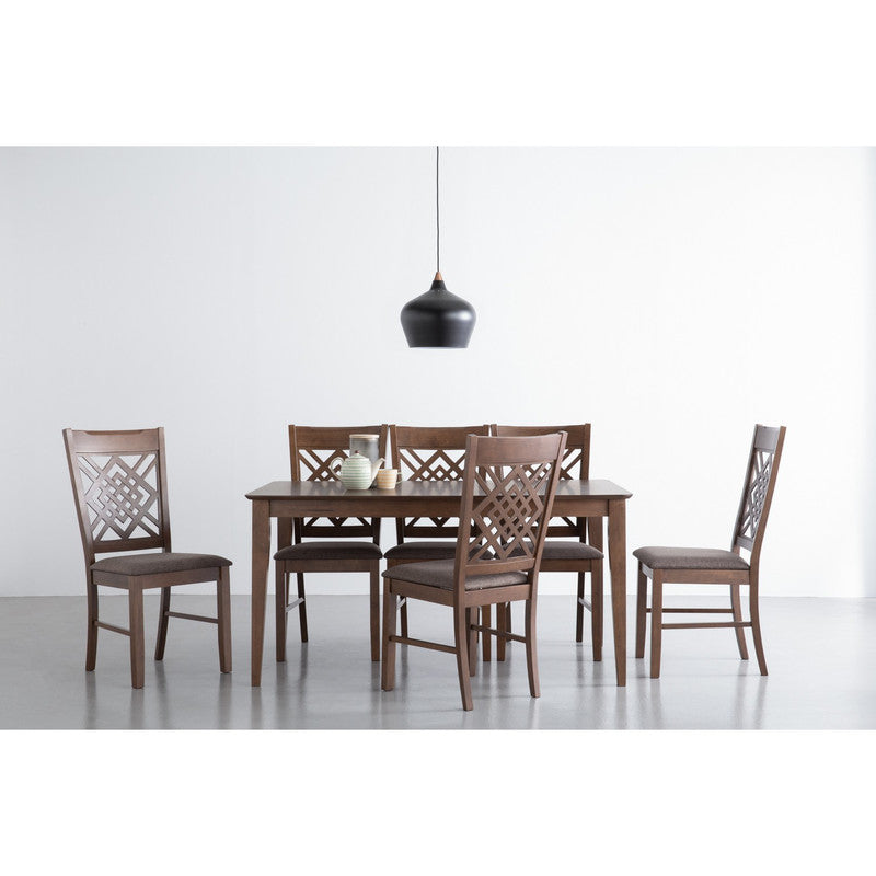Allergo Dining Table 150cm Timber Dining Table - Cocoa - TRENDZ