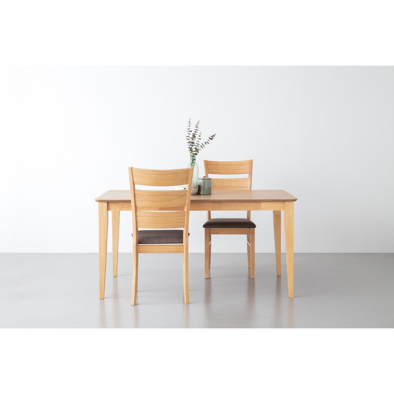 Allergo Dining Table 150cm Timber Dining Table - Natural - TRENDZ