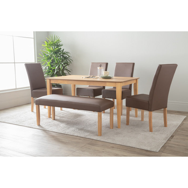 Allergo Dining Table 150cm Timber Dining Table - Natural - TRENDZ