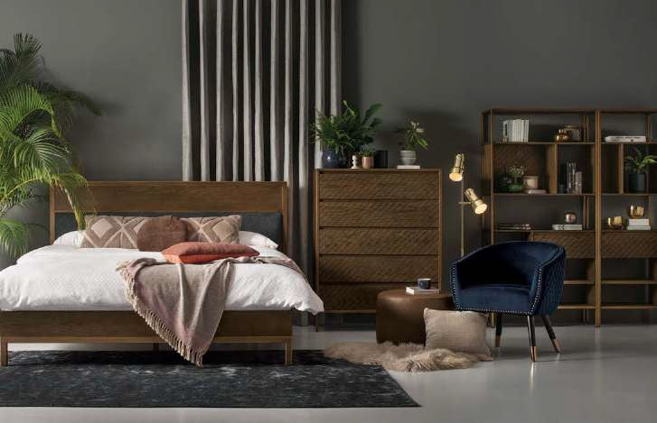 Deniz Lounge Chair Tub Chair Accent Armchair - Blue - TRENDZ