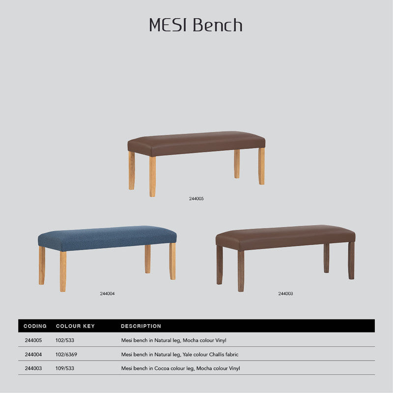 Mesi bench Ottoman - Natural - TRENDZ