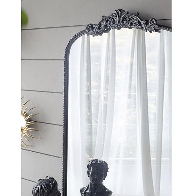 ORNATE METALLIC WALL MIRROR - TRENDZ