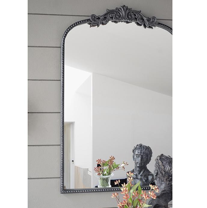 ORNATE METALLIC WALL MIRROR - TRENDZ