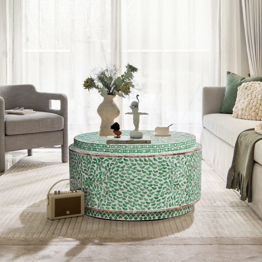 LAYLA TURQUOISE COFFEE TABLE - TRENDZ