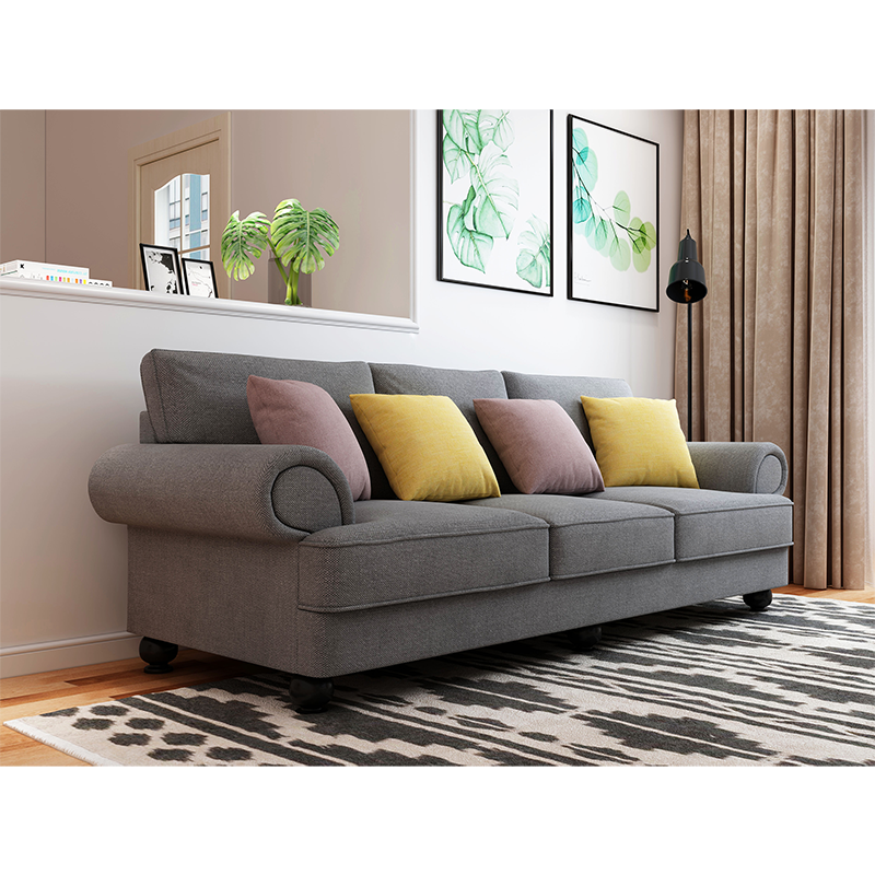 The Cloud Nine 3-Seater Sofa Slate Grey - TRENDZ