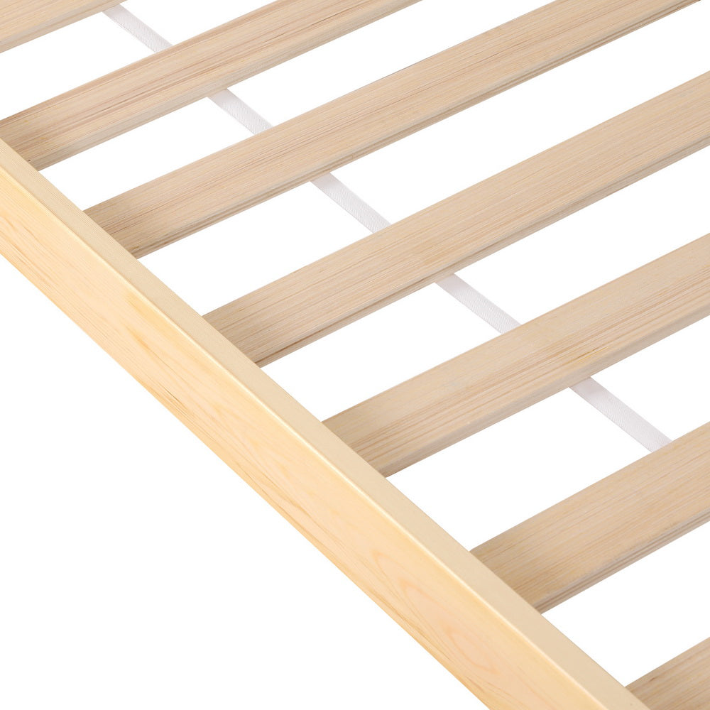Artiss Bed Frame Single Size Rattan Wooden RITA - TRENDZ