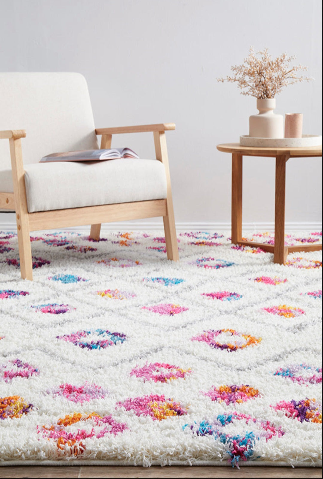 Vegas Maroc Multi by Rug Culture-170X120CM - RECTANGLE