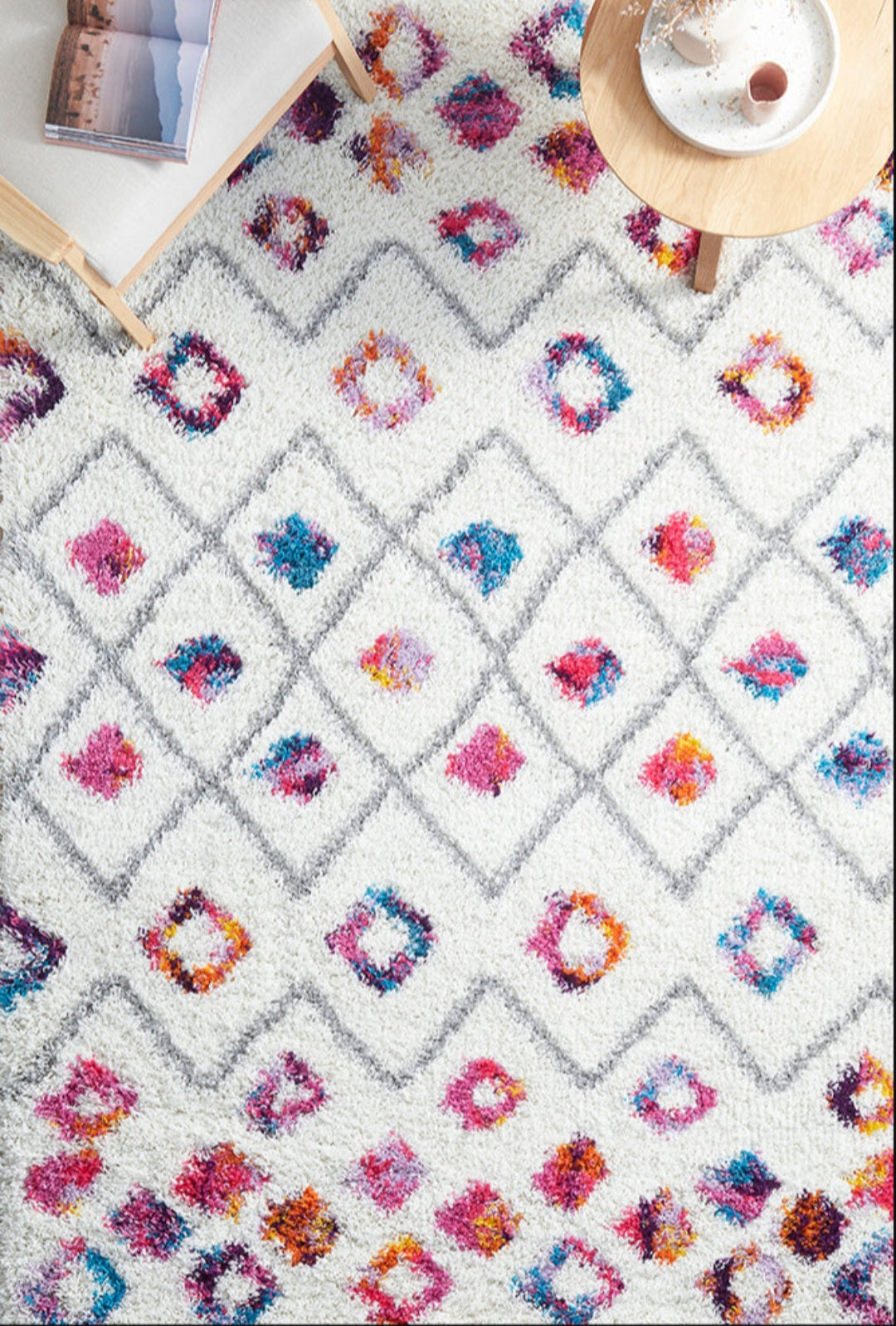 Vegas Maroc Multi by Rug Culture-170X120CM - RECTANGLE