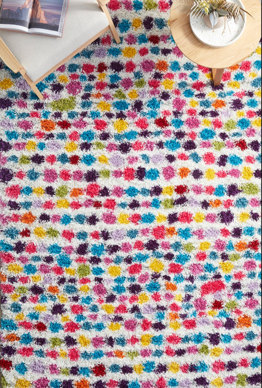 Vegas Dot Multi by Rug Culture-170X120CM - RECTANGLE