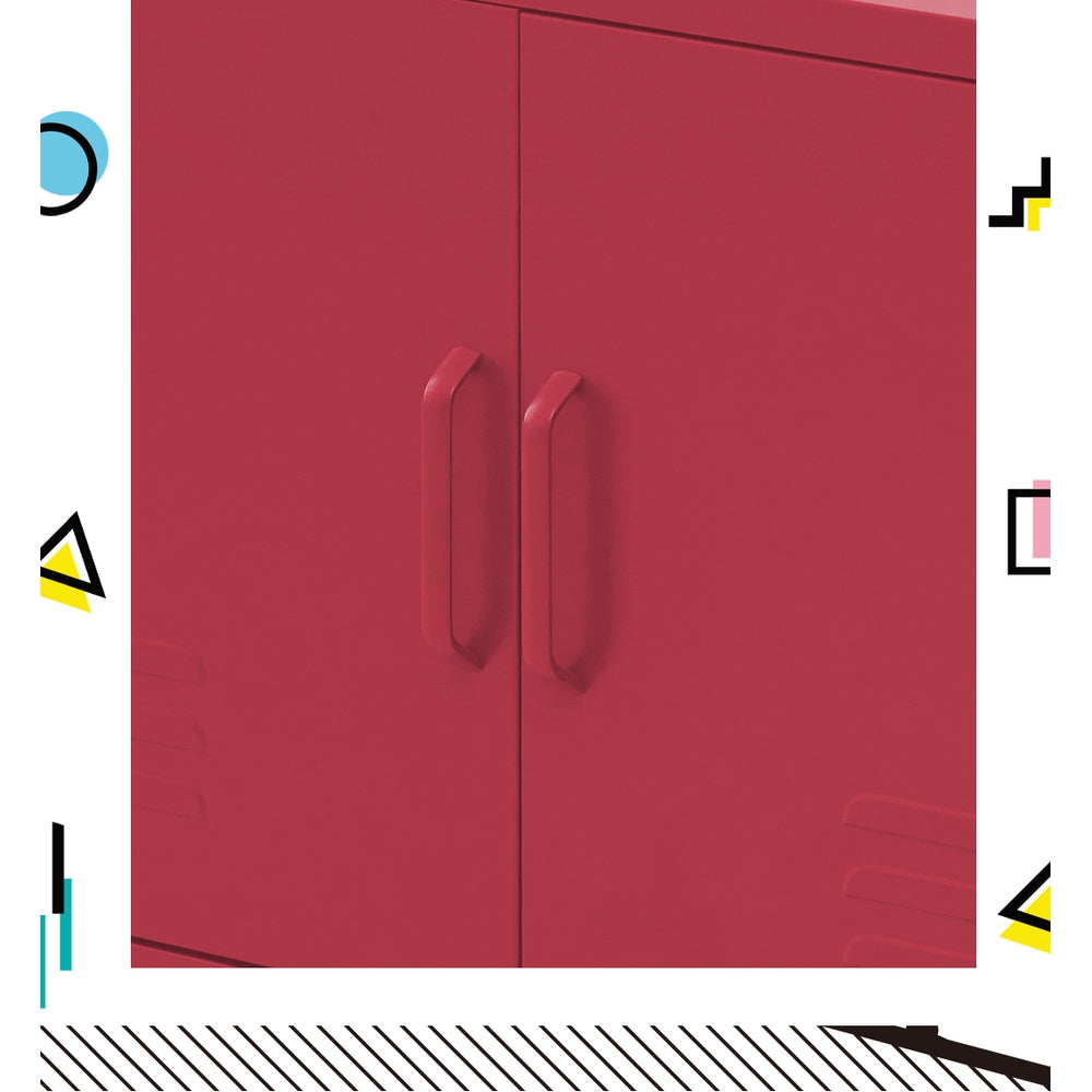 Artiss Buffet Sideboard Metal Cabinet - BASE Pink - TRENDZ