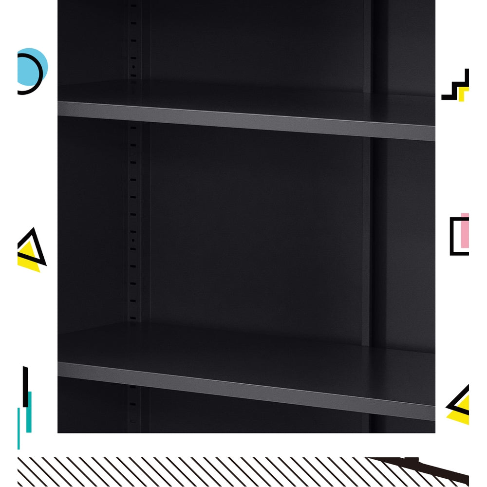 Artiss Buffet Sideboard Metal Cabinet - SWEETHEART Charcoal - TRENDZ
