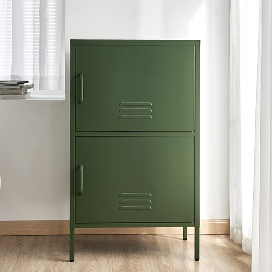 ArtissIn Buffet Sideboard Metal Cabinet - DOUBLE Green - TRENDZ