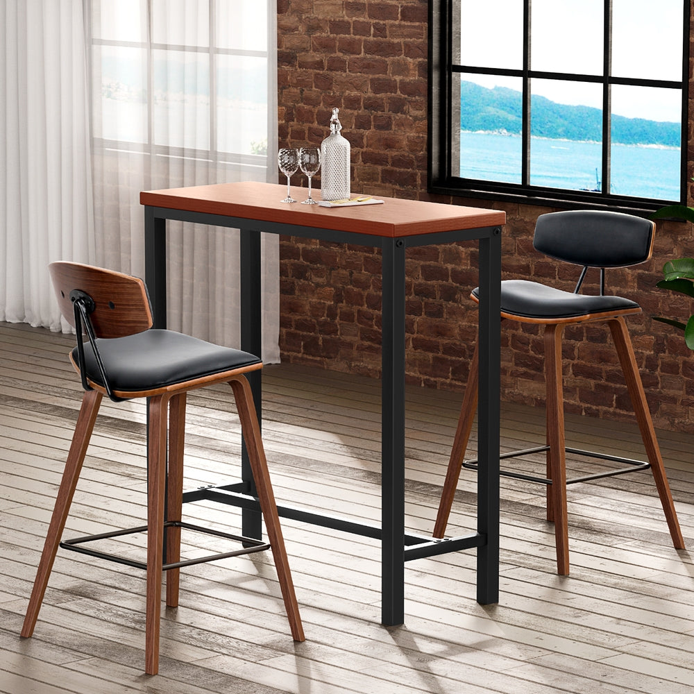Artiss Bar Table and Stools Set Dining Desk Kitchen Chairs Cafe Pub - TRENDZ