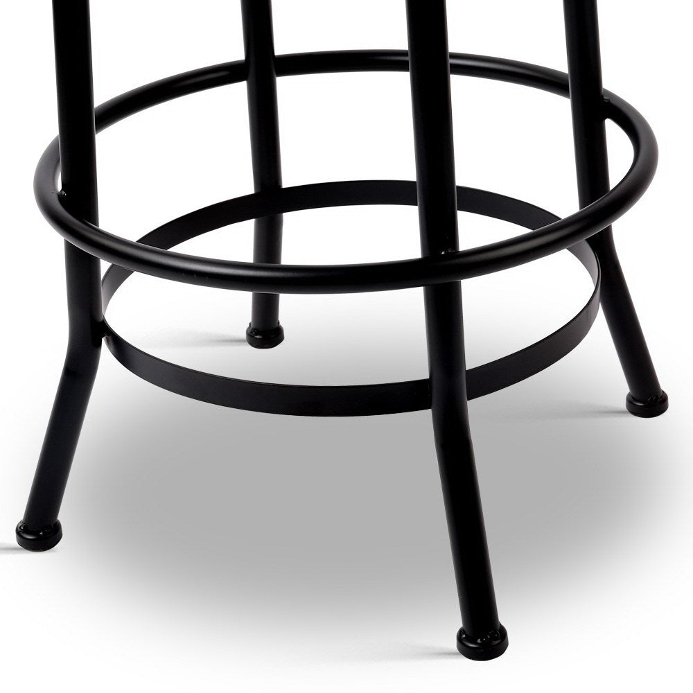 Artiss Bar Stools Adjustable Wood Chairs - TRENDZ