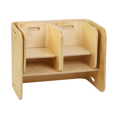 Keezi 3PCS Kids Table and Chairs Set Multifunctional Storage Desk - TRENDZ