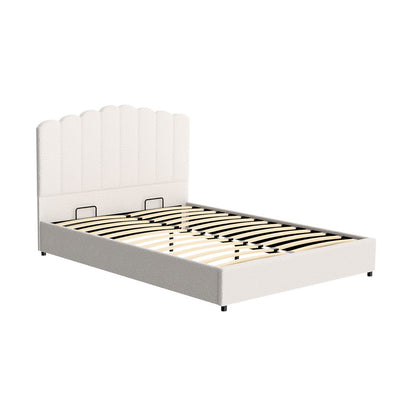 Artiss Bed Frame Queen Size Boucle FION - TRENDZ