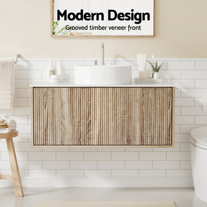 Cefito Vanity Unit 915mm with Basin Oak - TRENDZ