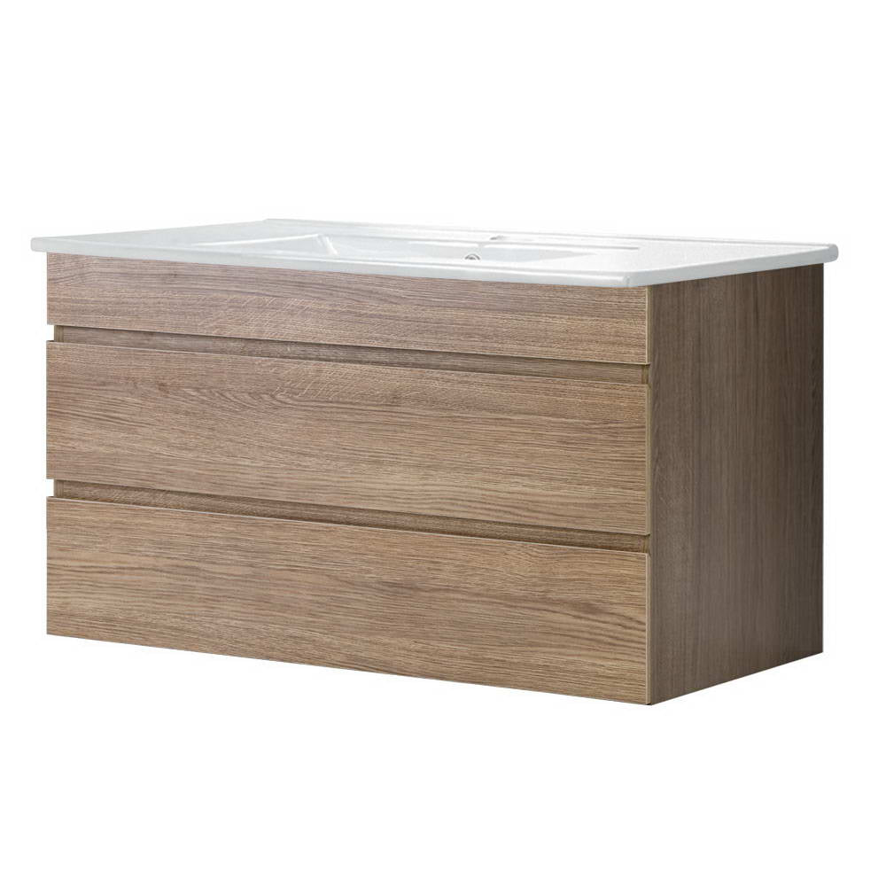 Cefito Vanity Unit 915mm with Basin Oak - TRENDZ