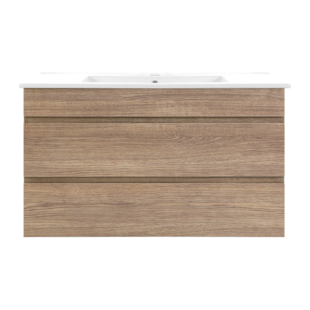 Cefito Vanity Unit 915mm with Basin Oak - TRENDZ