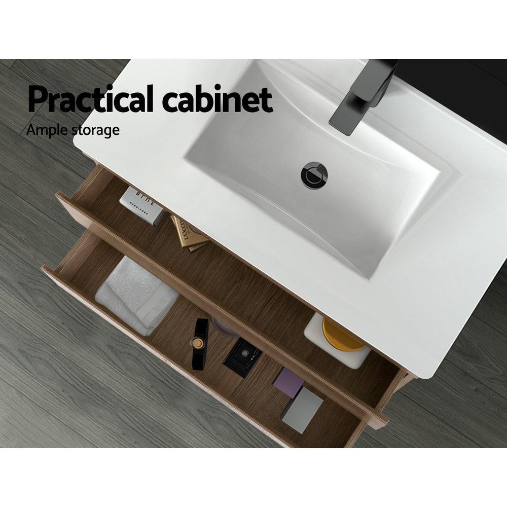 Cefito Vanity Unit 915mm with Basin Oak - TRENDZ