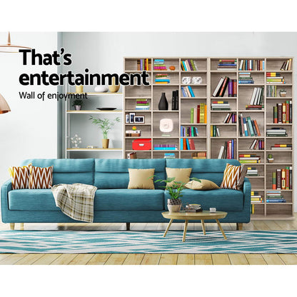 Artiss Bookshelf CD Storage Rack - BERT Oak - TRENDZ