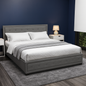 Artiss Bed Frame King Size Gas Lift Grey TIYO