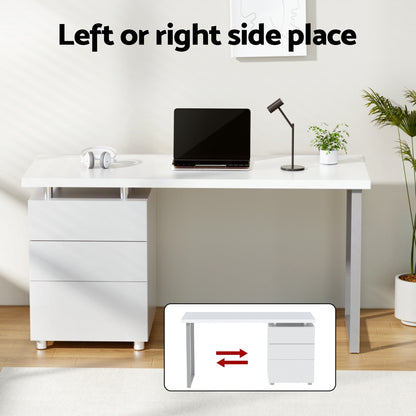 Artiss Computer Desk Executive Office Chair Set | White