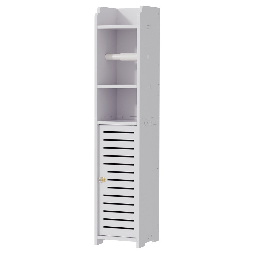 Artiss Bathroom Cabinet Toilet Roll Holder Tissue Organizer 3 Tier Floor Cabinet - TRENDZ