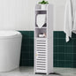 Artiss Bathroom Cabinet Toilet Roll Holder Tissue Organizer 3 Tier Floor Cabinet - TRENDZ