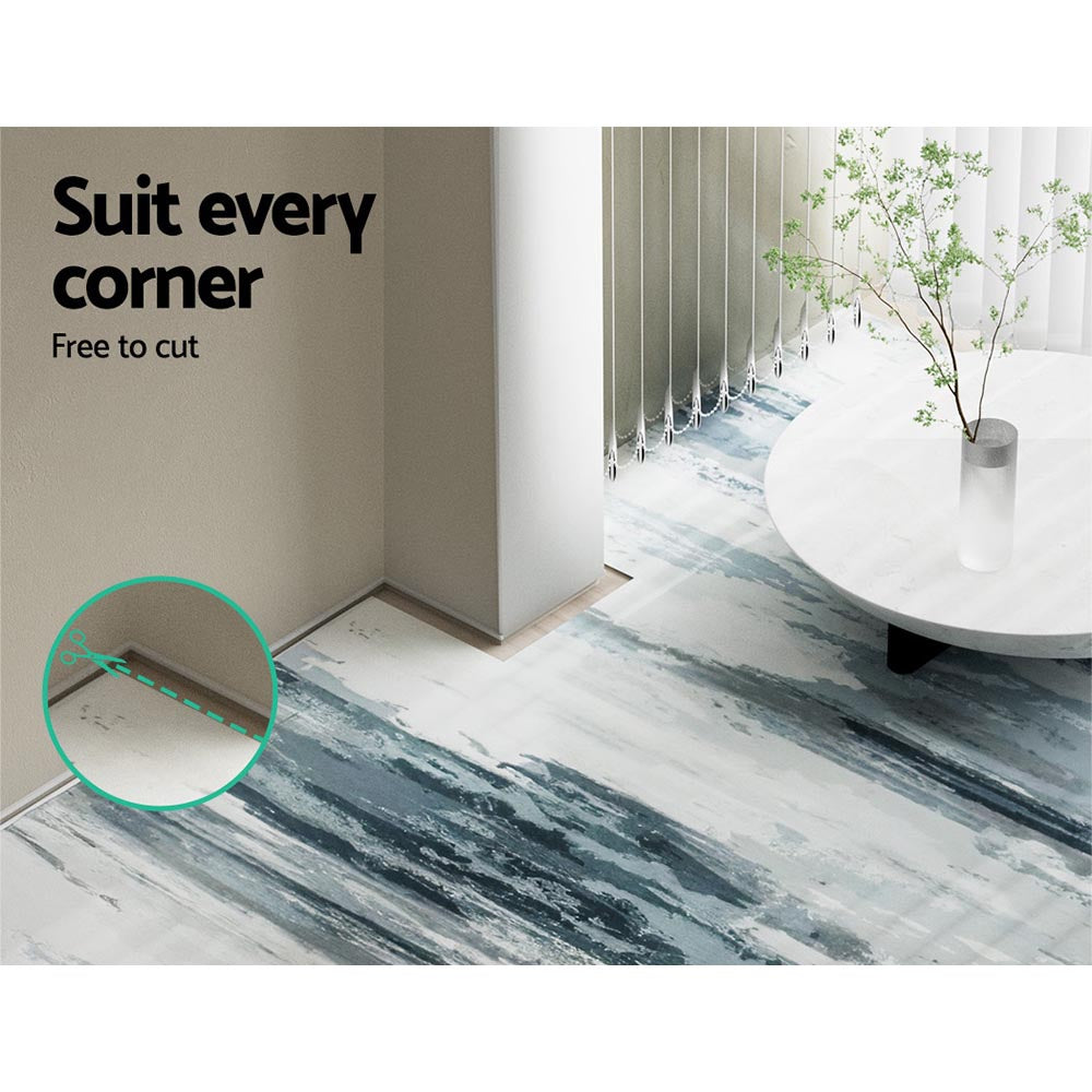Artiss Rug 200x290cm Area Rug Washable Mat Large Carpet Soft Short Pile Poca - TRENDZ