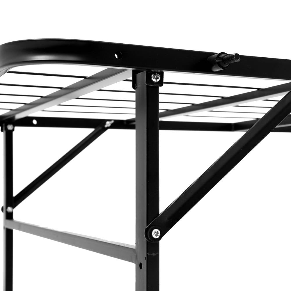 Artiss Folding Bed Frame Metal Base - Queen - TRENDZ