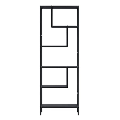 Artiss Bookshelf 5 Tiers RHYS Black - TRENDZ
