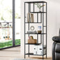 Artiss Bookshelf 5 Tiers RHYS Black - TRENDZ