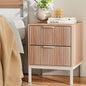 Artiss Bedside Table Drawers Side End Table Storage Cabinet Nightstand Pine LURA - TRENDZ
