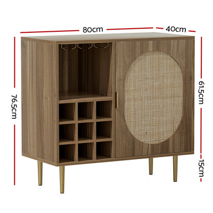 Artiss Buffet Sideboard with Wine Rack - ANYA - TRENDZ