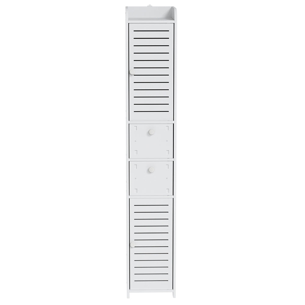 Artiss Bathroom Toilet Storage Cabinet Laundry Tallboy Cupboard Slim Corner - TRENDZ