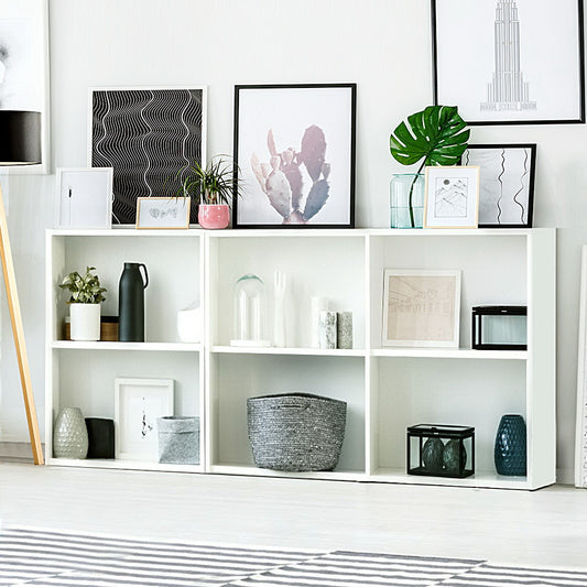 Artiss Bookshelf Set of 3 - VENA White - TRENDZ